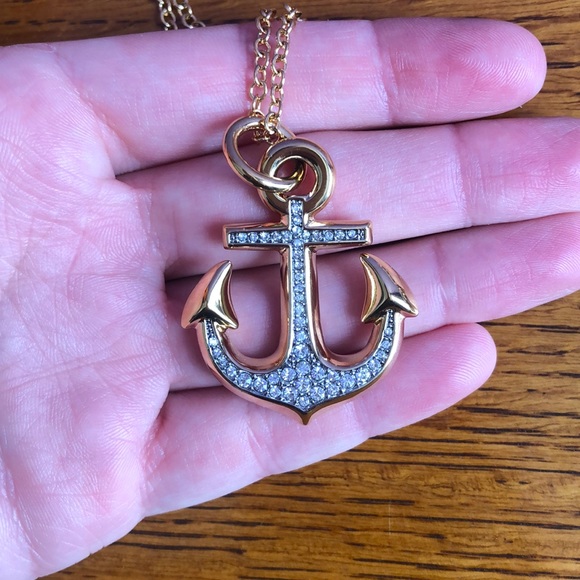 NWOT Juicy Couture Anchor Necklace - Picture 2 of 4